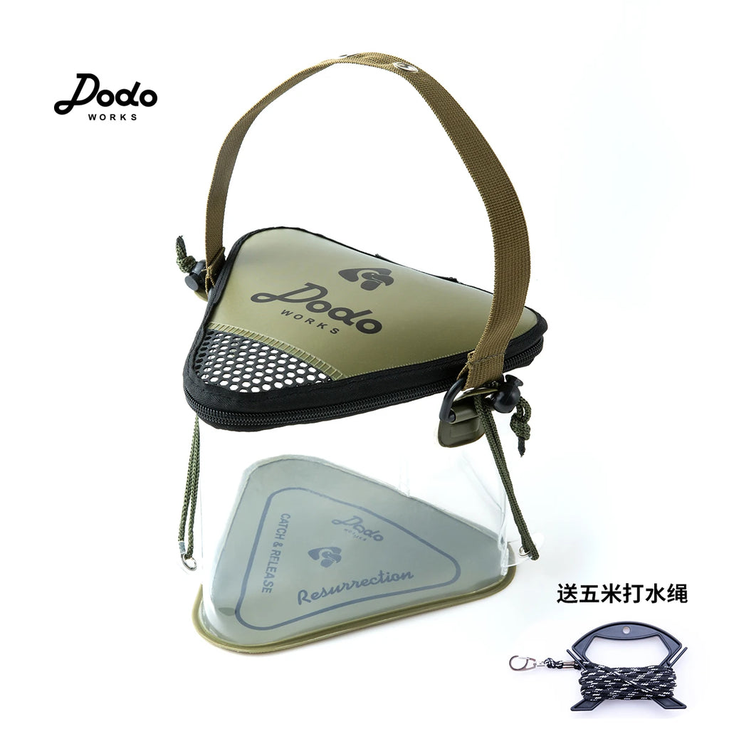 Collapsible bucket Outdoor fishing box multi-functional bucket for fish wild fishing live fish bucket