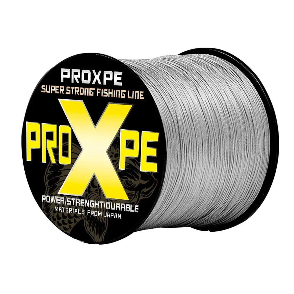 PROXPE 4 Strands Multifilament Braideds PE Fishing Line 100M 300M 500M Japan Smooth Carp Wire Pesca Strong 4X Weave Lines