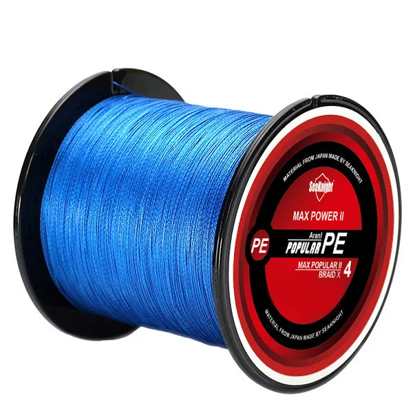 SeaKnight Brand TriPoseidon Series 4 Strands 300M PE Braided Fishing Line 8-60LB Multifilament Fishing Line Smooth Carp Fishing
