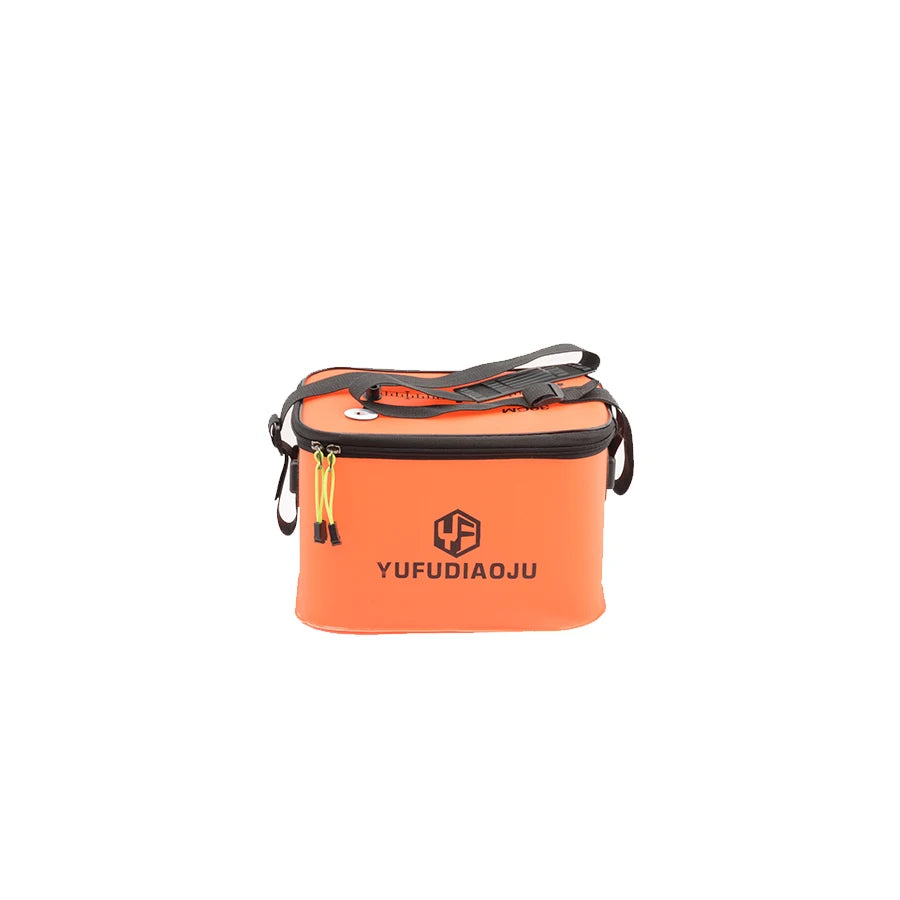 Collapsible Live Well Bucket - Waterproof EVA Storage for Fishing, Crabbing & Boat Trips