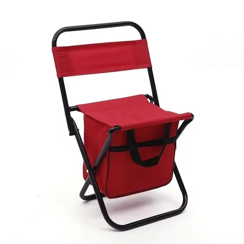 Portable Multifunctional Outdoor Picnic Camping Folding Chair With Bag Ultra light Fishing Stool Travel Stool Fishing Accessorie
