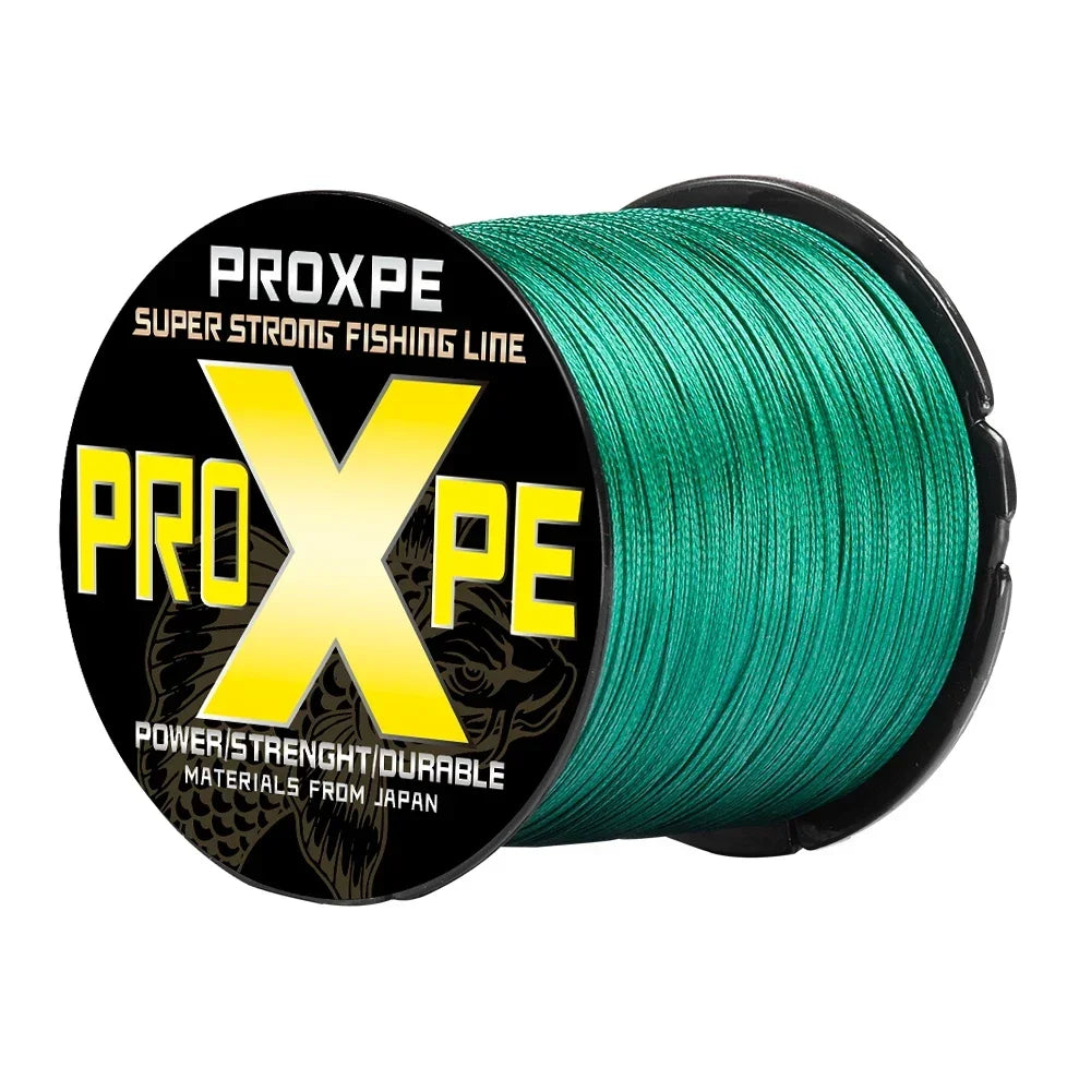 PROXPE 4 Strands Multifilament Braideds PE Fishing Line 100M 300M 500M Japan Smooth Carp Wire Pesca Strong 4X Weave Lines