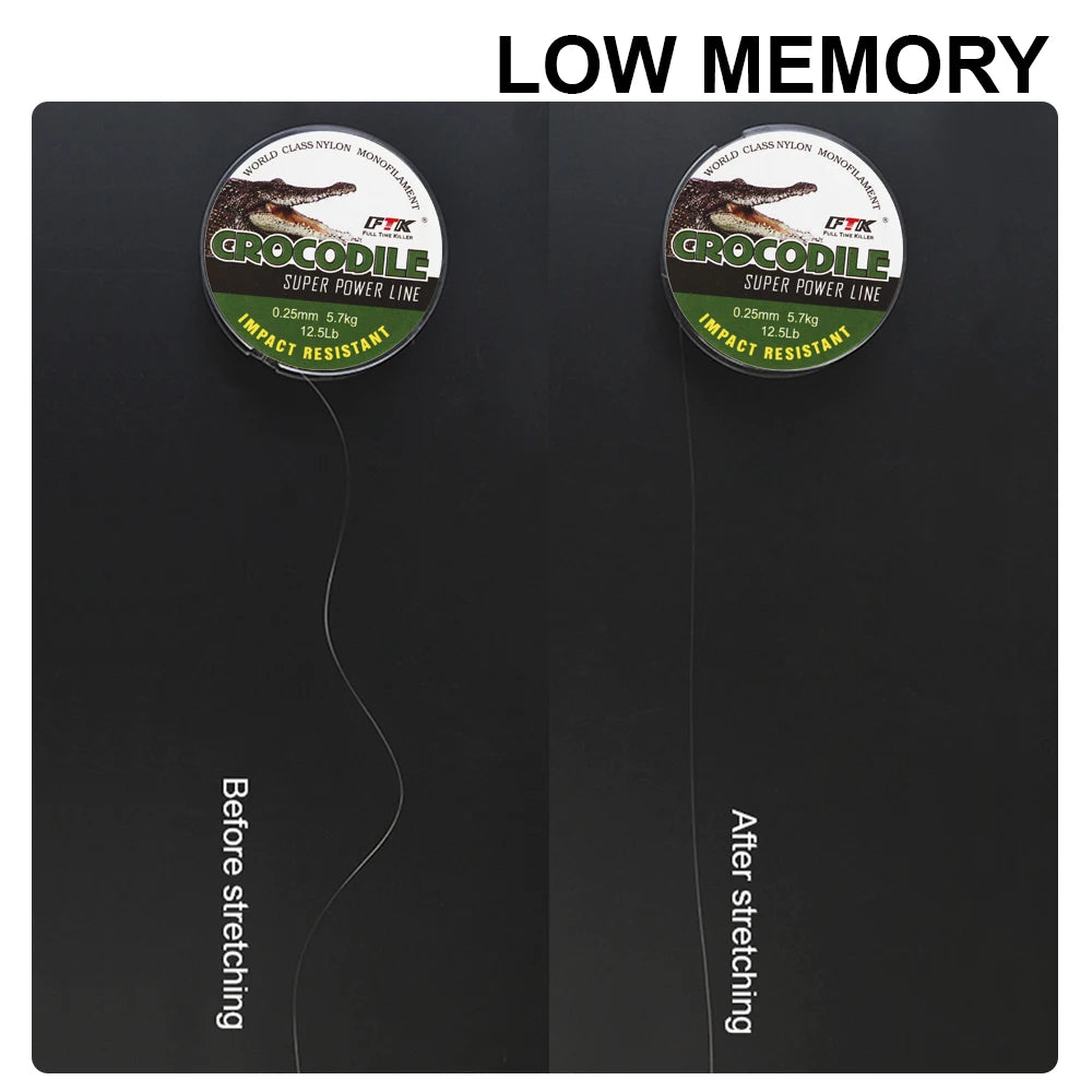 FISH KING Extra Strong Braided Fishing Line 100% Nylon Wire Winter Ice Fishing Line Japan 0.08-0.25mm