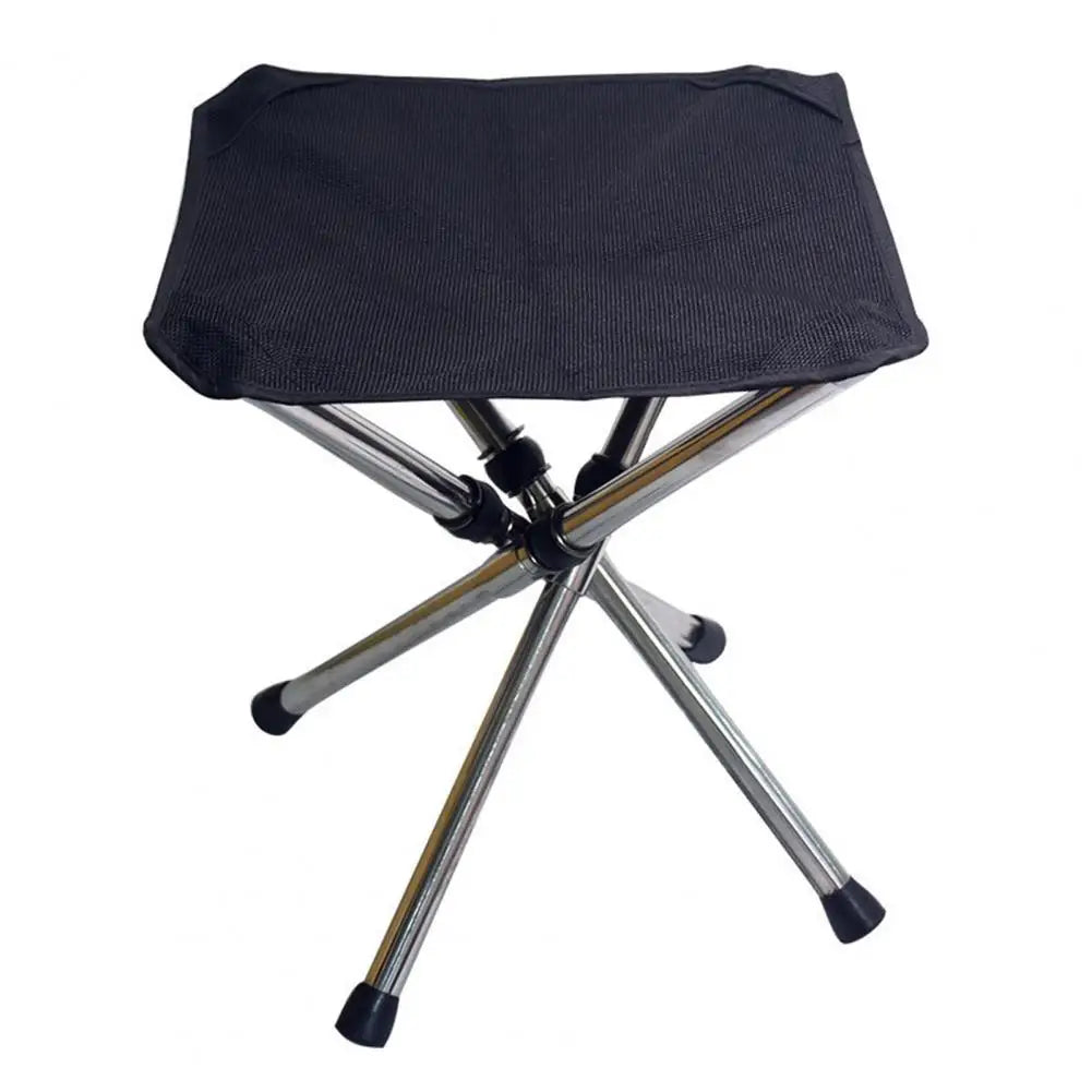 4-legged with Storage Bag Mini Stainless Steel Chair Outdoor Aluminium Alloy Portable Folding Fishing Chair Picnic Camping Stool