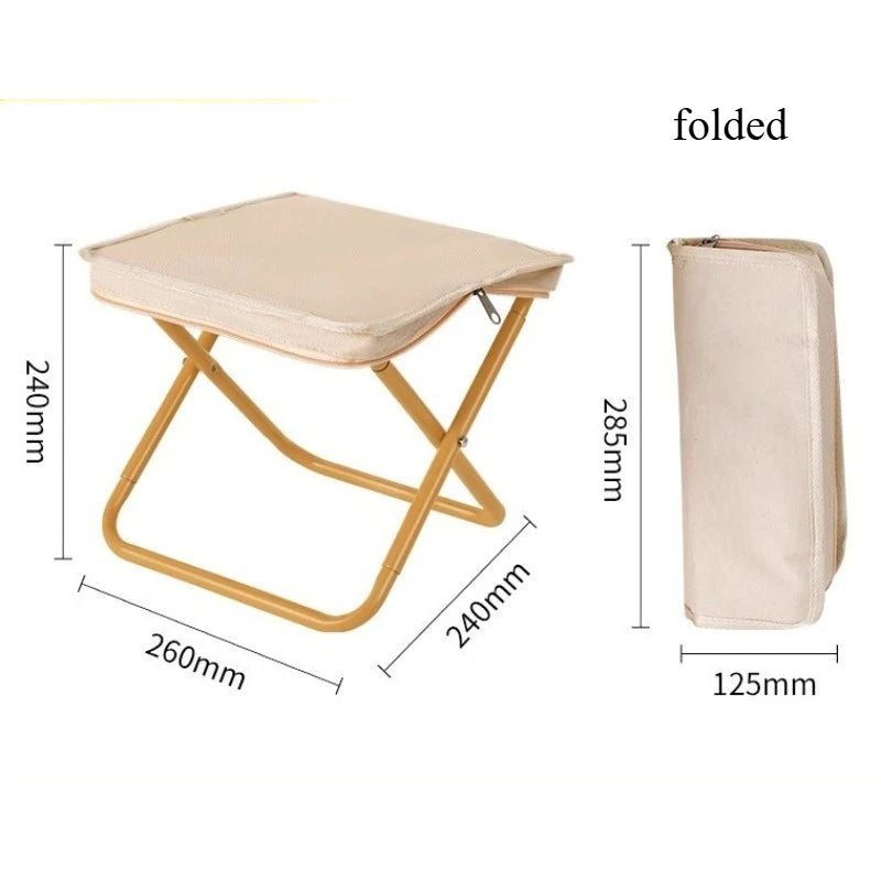 Portable Fishing Chair Outdoor Folding Stool Small Maza Camping Folding Chair Camping Small Stool