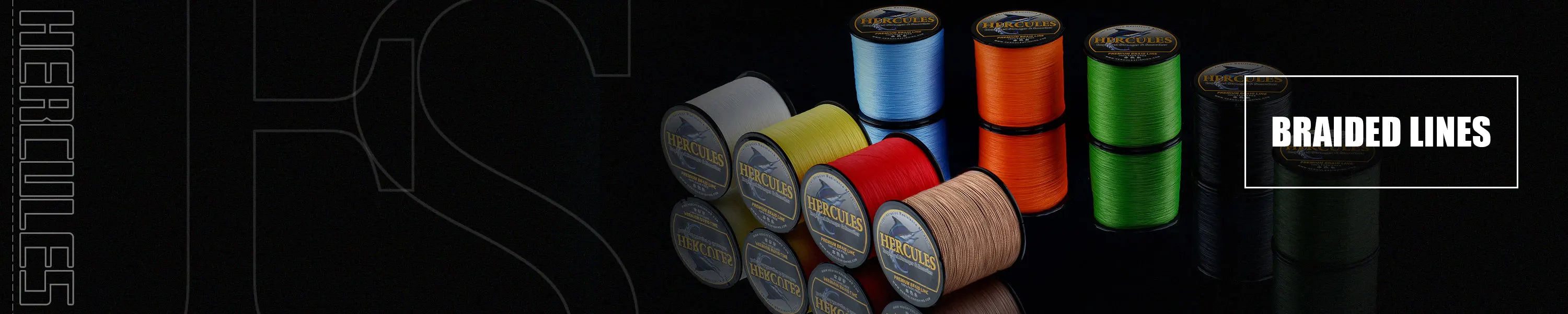 Hercules 8 Strand Braided 10-150LB Fishing Line 300m 500m 1000m Multifilament Wire  PE Fishing Line Freshwater Super Strong