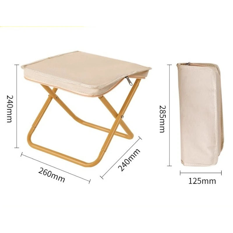 Portable Fishing Chair Outdoor Folding Stool Small Maza Camping Folding Chair Camping Small Stool