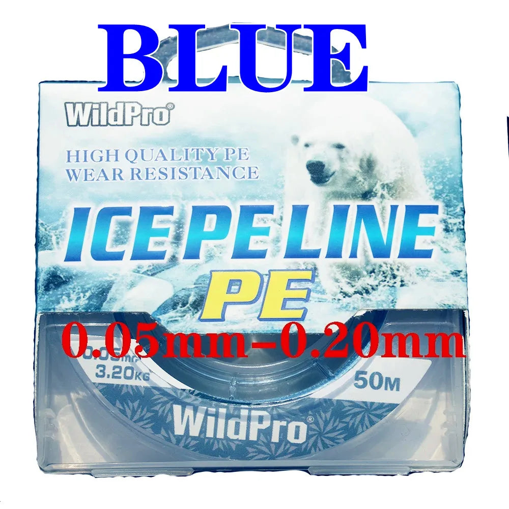 Winter Fishing Line  Super Strong  Low Temperature Resistance Transparent Monofilament NylonAnd PE Ice Fishing Line Japan