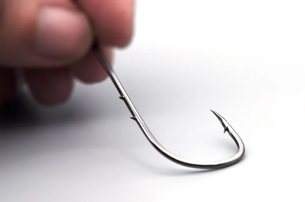 50pcs/lot Long Shank Fishing Hook 1#-6/0# High Carbon Steel Sharp Barbed Offset Narrow Bait Hook