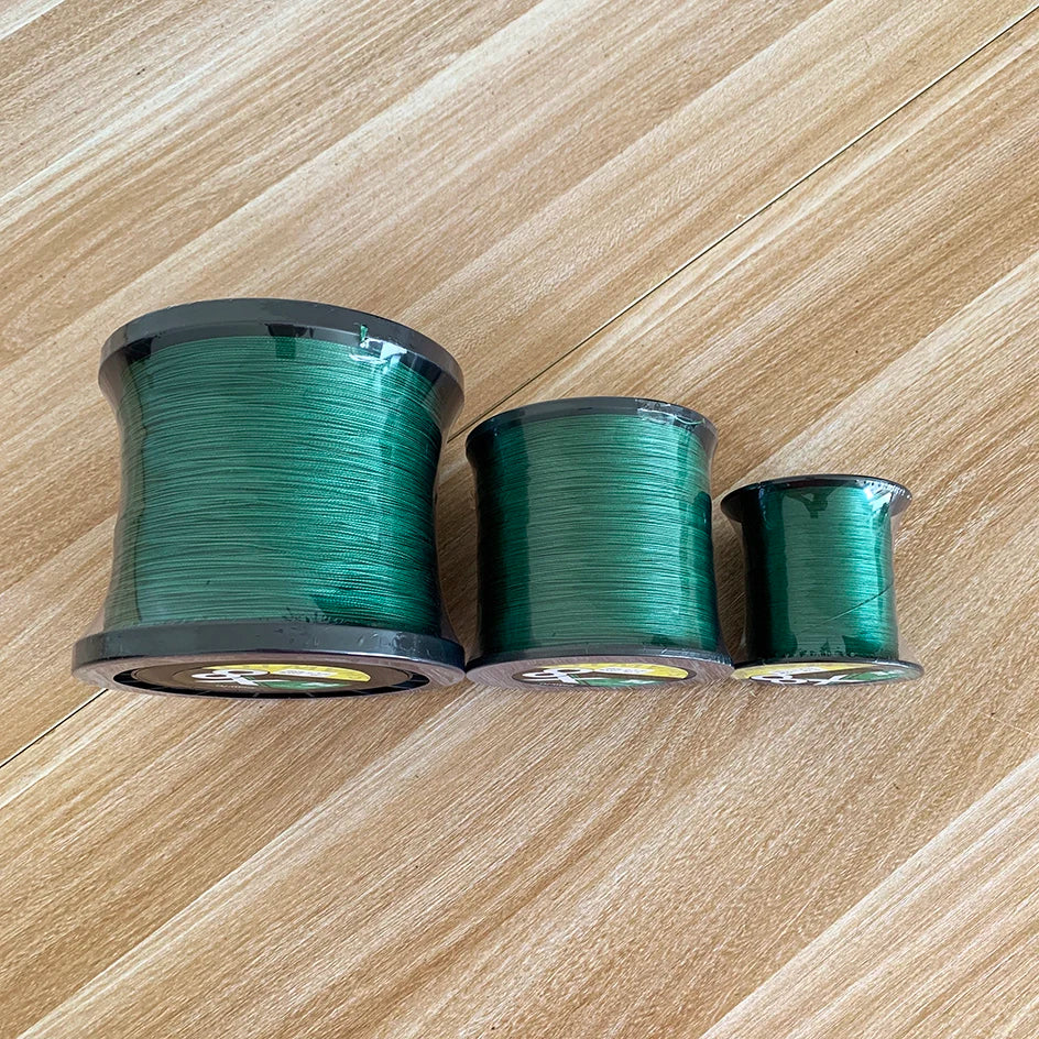 Shawto X8 Strong 300M 1000M 8 Strand Weaves PE Braided Fishing Line Multifilament 8 Braid Wire 10LB 20LB 30LB 50LB 100LB 150LB