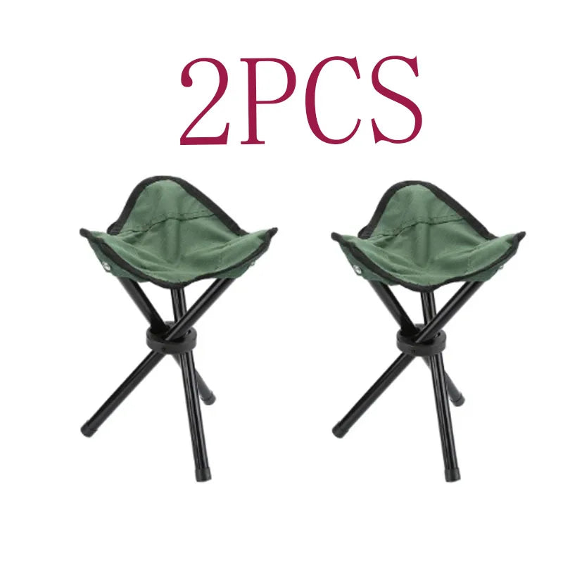 Outdoor Small Folding Triangular Stool Fishing Chairs Camping Multifunction Benches Foldable Stools Household Daily Park chairs
