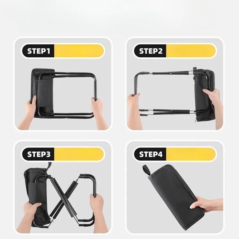 Outdoor Folding Small Stool,Portable for Travel,Camping,Fishing,Train,Subway,High-speed Rail,Bag Stool Outdoor Folding Chair