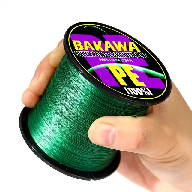 BAKAWA  4 Strands Braided Fishing Lines Multifilament Pesca 100M 300M 500M 1000M Carp Wire Japan Abrasion Resistant Pe Line