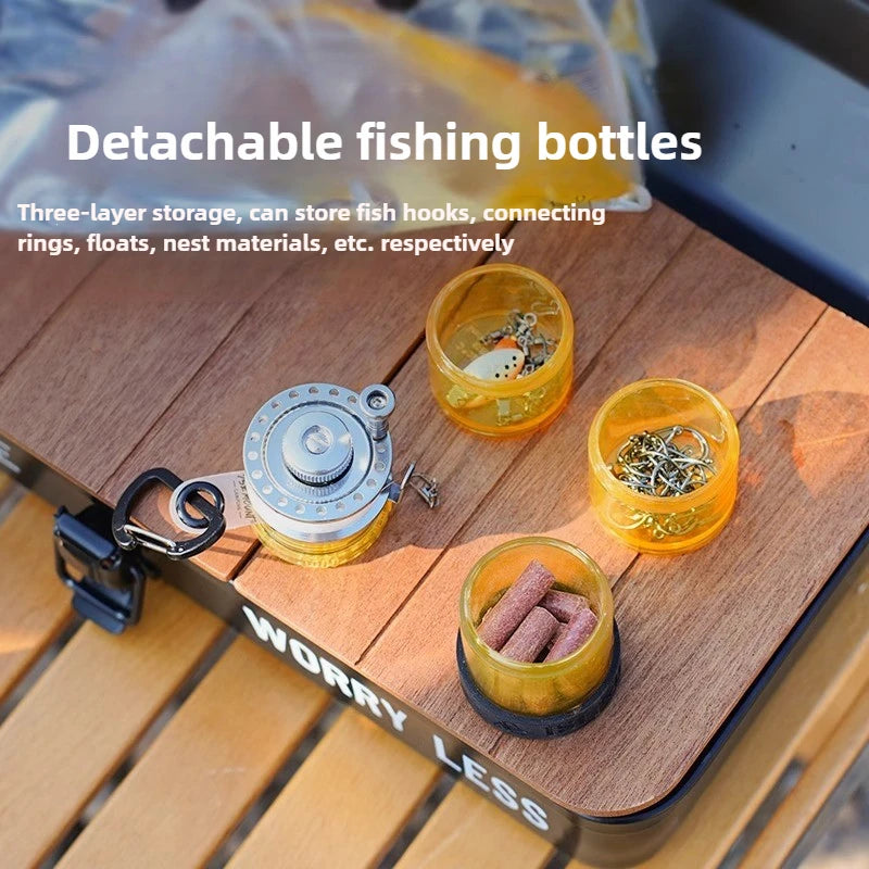 Outdoor Fishing Bottle Portable Fishing Gear Accessory Supplies Storage Box Field Camping Fishing Tool
