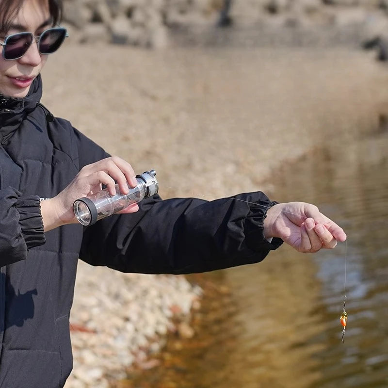 Outdoor Fishing Bottle Portable Fishing Gear Accessory Supplies Storage Box Field Camping Fishing Tool