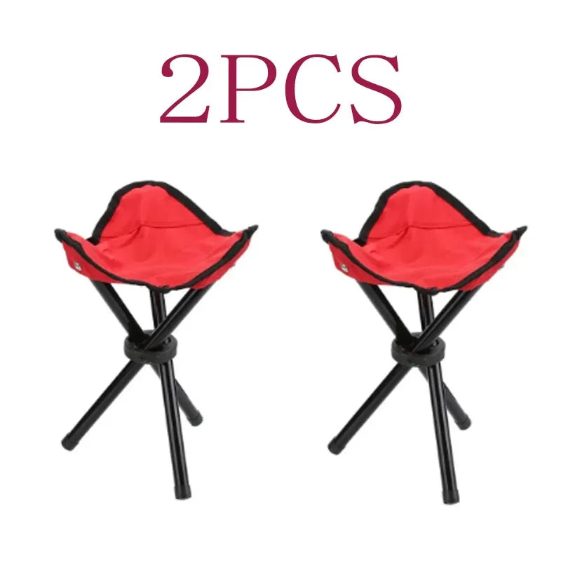 Outdoor Small Folding Triangular Stool Fishing Chairs Camping Multifunction Benches Foldable Stools Household Daily Park chairs