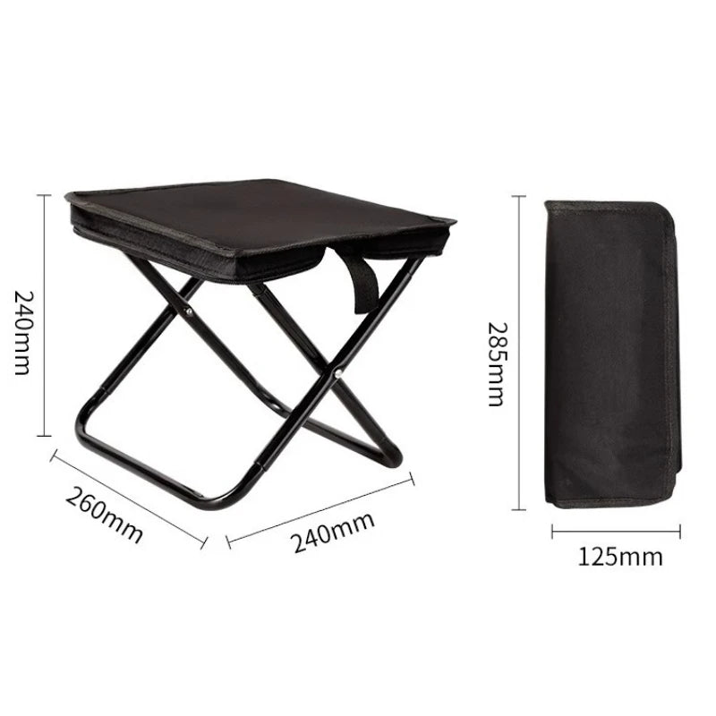Portable Fishing Chair Outdoor Folding Stool Small Maza Camping Folding Chair Camping Small Stool