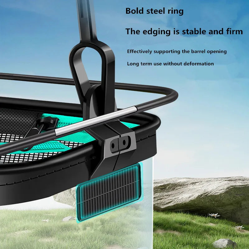 13L foldable live fish bucket EVA thickened fish bucket portable water tank fishing gear live fish box accessories tool