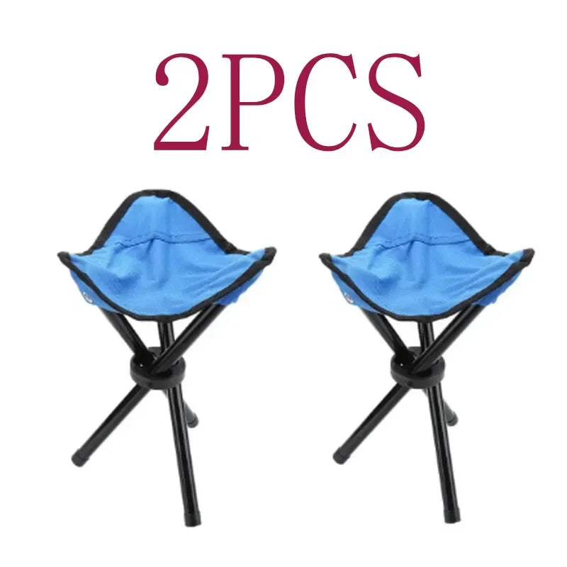 Outdoor Small Folding Triangular Stool Fishing Chairs Camping Multifunction Benches Foldable Stools Household Daily Park chairs