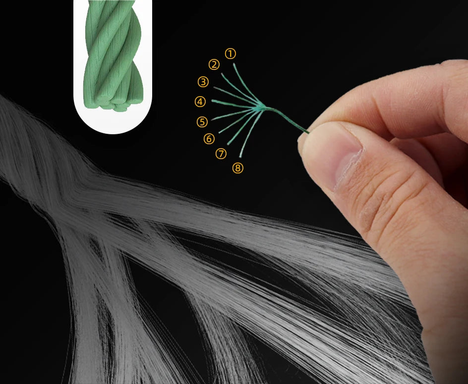 Shawto X8 Strong 300M 1000M 8 Strand Weaves PE Braided Fishing Line Multifilament 8 Braid Wire 10LB 20LB 30LB 50LB 100LB 150LB