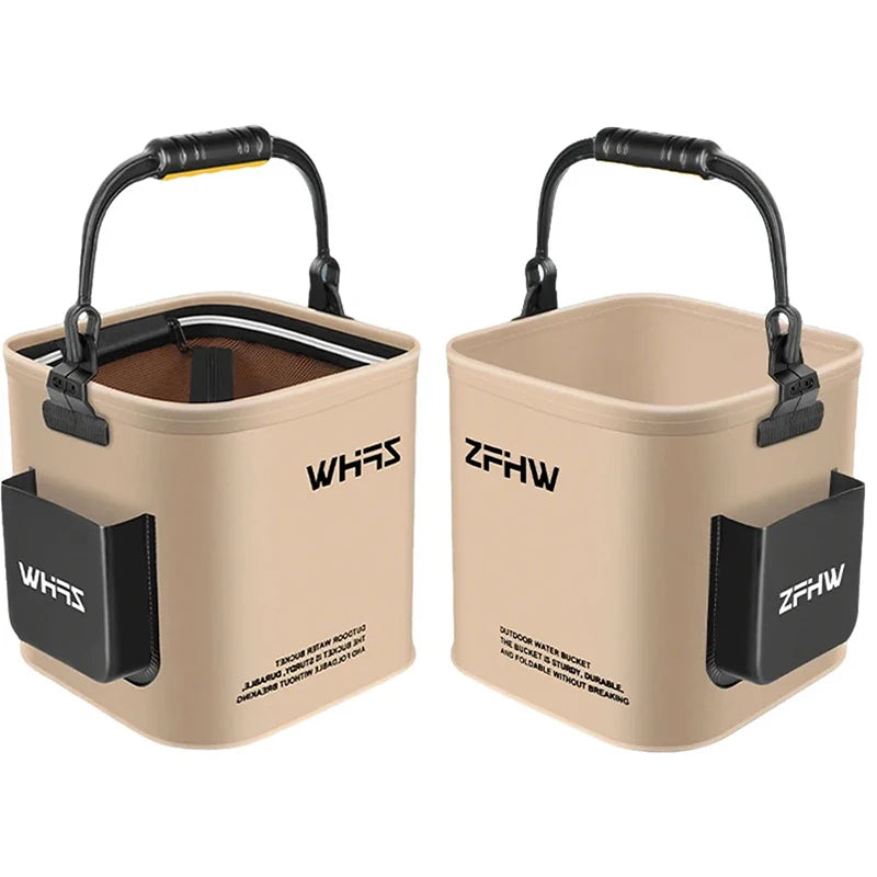 1 Pc Fishing Bucket Fishing Lure Wild Fishing Folding Multifunctional Portable Fish Guard Fish Bucket Portable Outdoor Fish Box