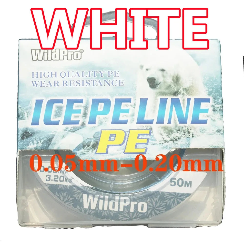 Winter Fishing Line  Super Strong  Low Temperature Resistance Transparent Monofilament NylonAnd PE Ice Fishing Line Japan