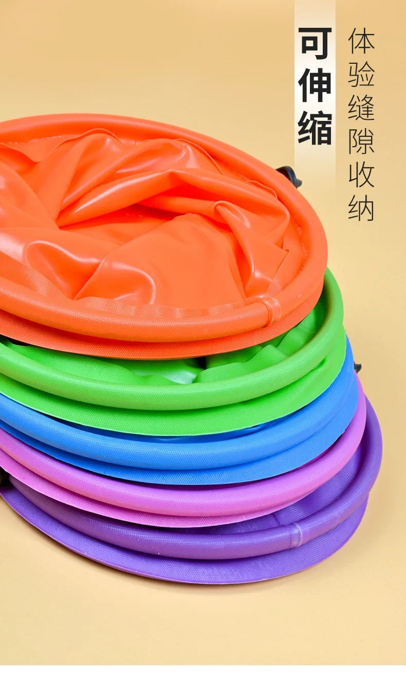 Folding Fishing Bucket Live Fish Box Outdoor Car Wash Bathroom Kitchen Fishing Bait Bucket Folding Bucket Fishing Kit
