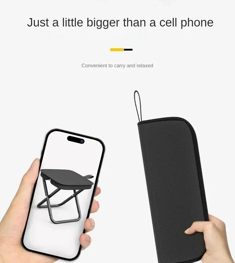 Camping Chair Camping Folding Stool with Storage Bag Beach Picnic Fishing Collapsible Chair Seat Portable Fishing Stool Fold-up