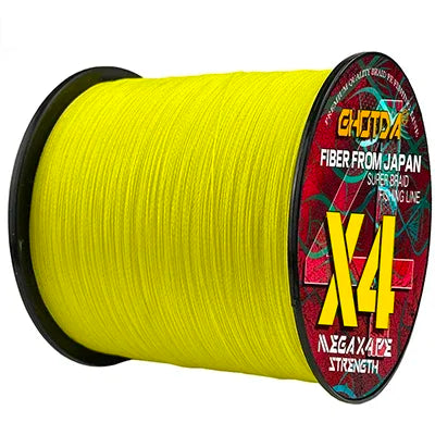 GHOTDA Braided Fishing Line 4 Strands 300M Spinning PE Multifilamento Japa Carp Fly Sea Saltwater Weave Extreme Strong X4 Pesca