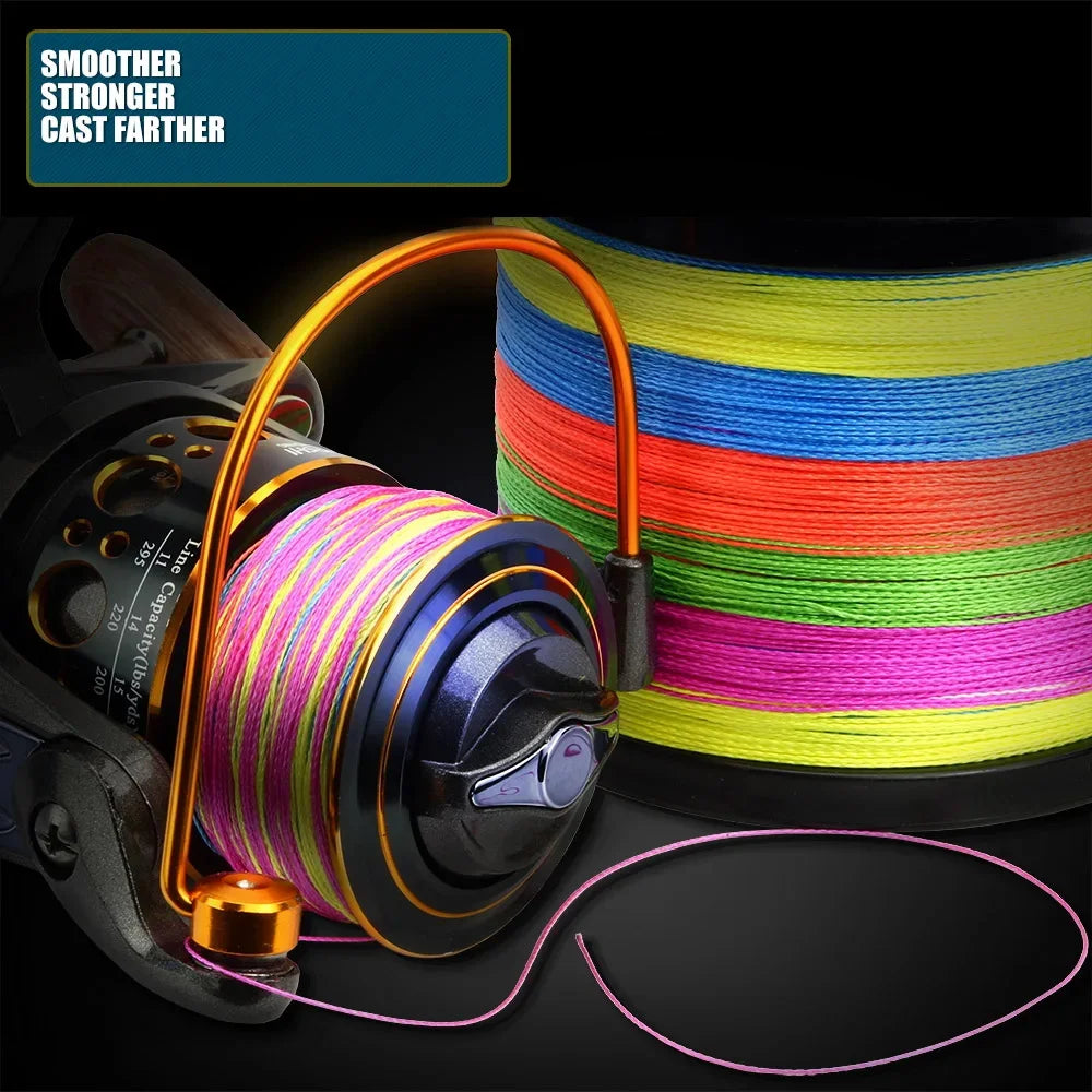 BAKAWA  4 Strands Braided Fishing Lines Multifilament Pesca 100M 300M 500M 1000M Carp Wire Japan Abrasion Resistant Pe Line