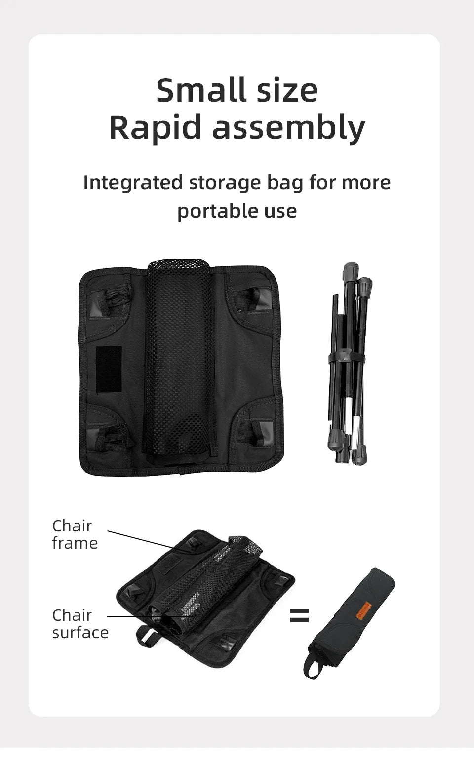 PACOONE Outdoor Portable Folding Stool Aluminum Alloy Minin Storage Chair Camping Fishing Chair Picnic Lightweight Furniture New