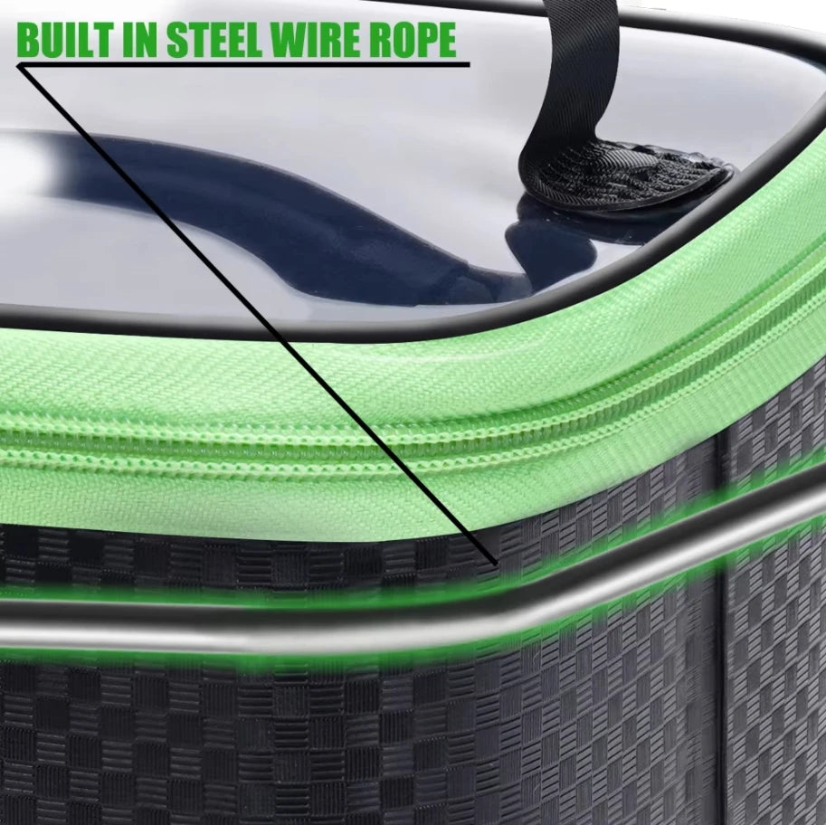 EVA Thicken Fishing Box Bag Waterproof Fishing Gear Boxes Live Fish Bucket Fishing Main Sub Line Float Storage Case Handbag