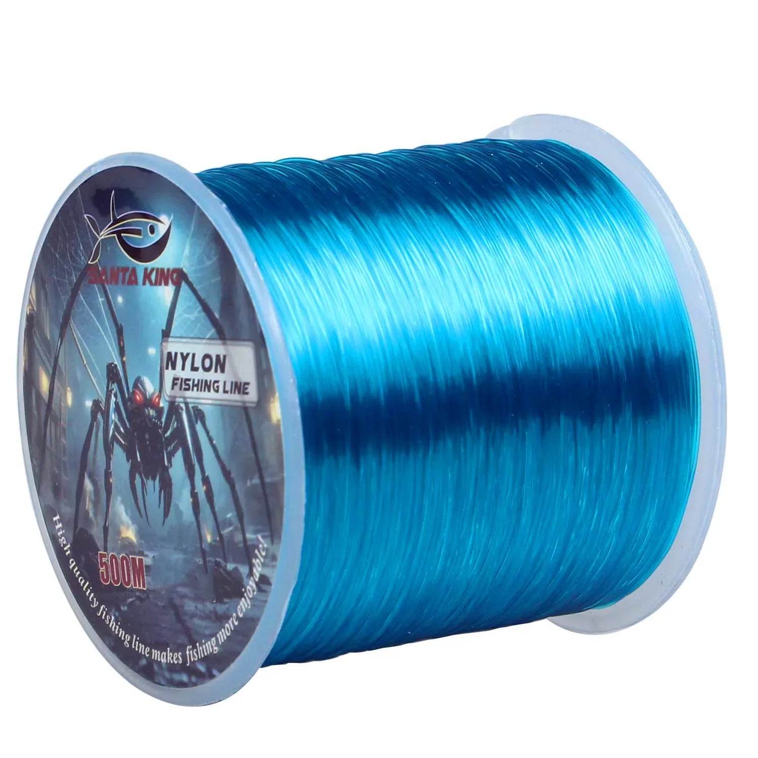 SantaKing Monofilament Fishing Line 500M Strong and Abrasion-Resistant Nylon Mono Smooth and Long Casting Low Memory