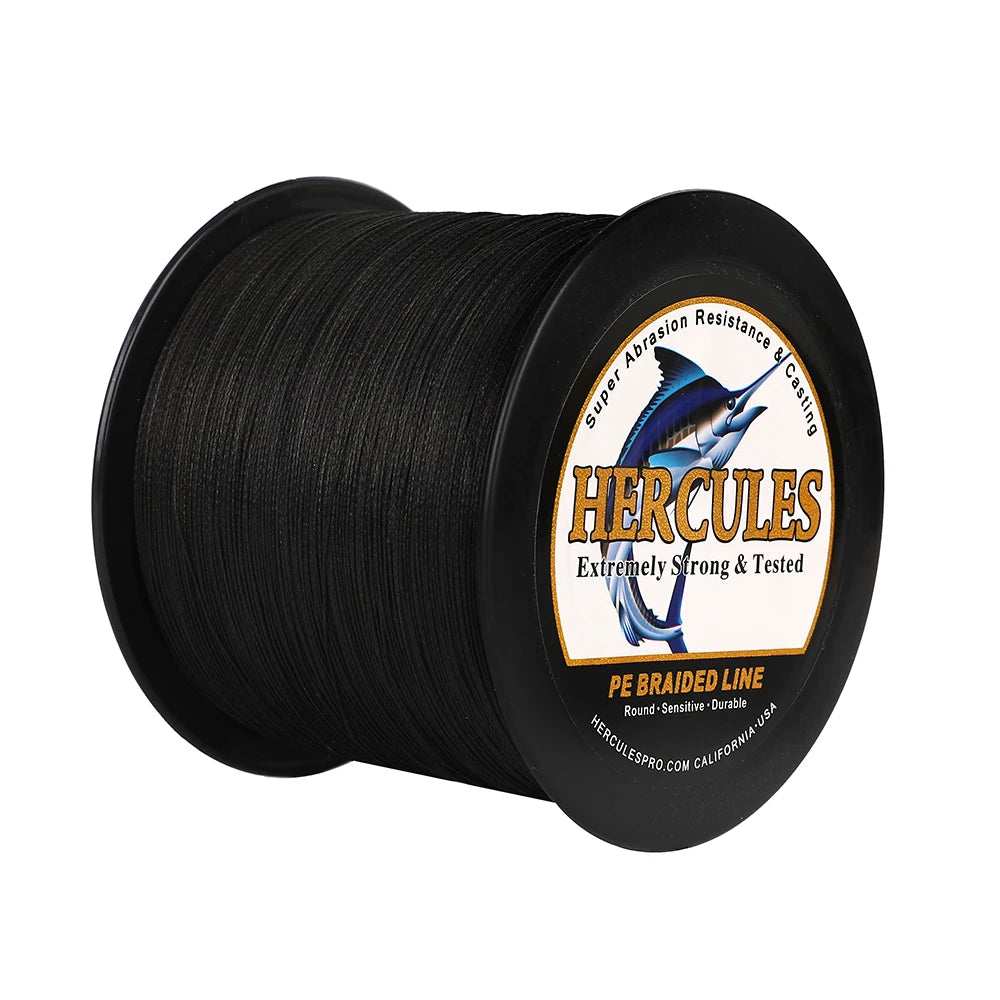 Hercules 8 Strand Braided 10-150LB Fishing Line 300m 500m 1000m Multifilament Wire  PE Fishing Line Freshwater Super Strong