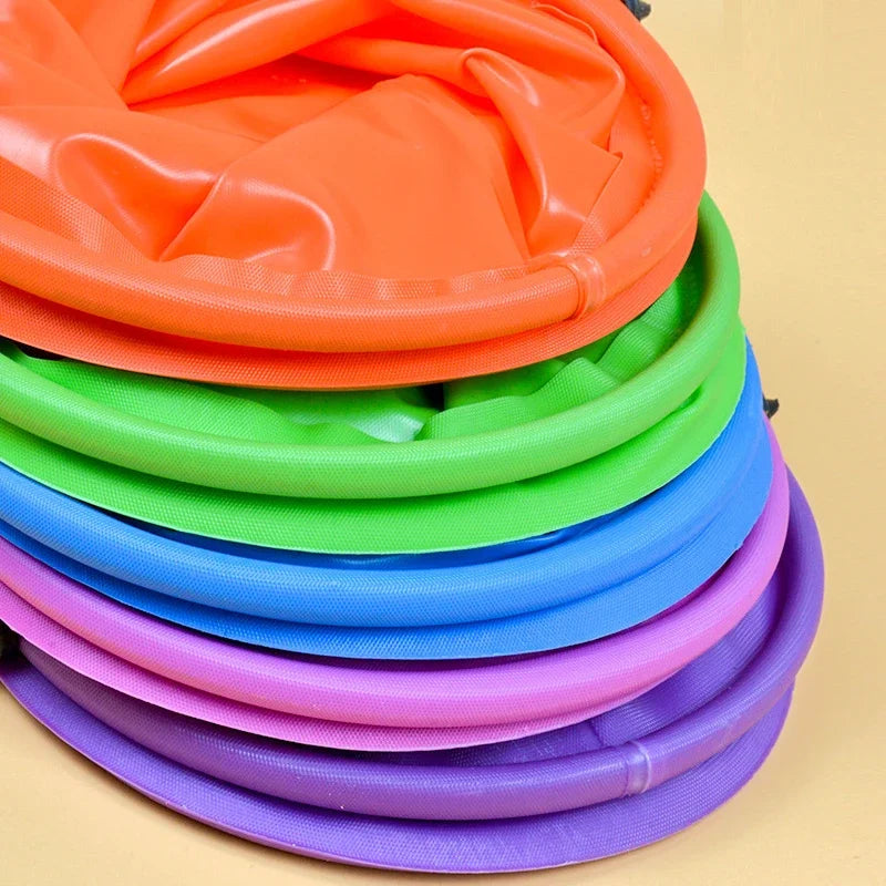 Folding Fishing Bucket Live Fish Box Outdoor Car Wash Bathroom Kitchen Fishing Bait Bucket Folding Bucket Fishing Kit