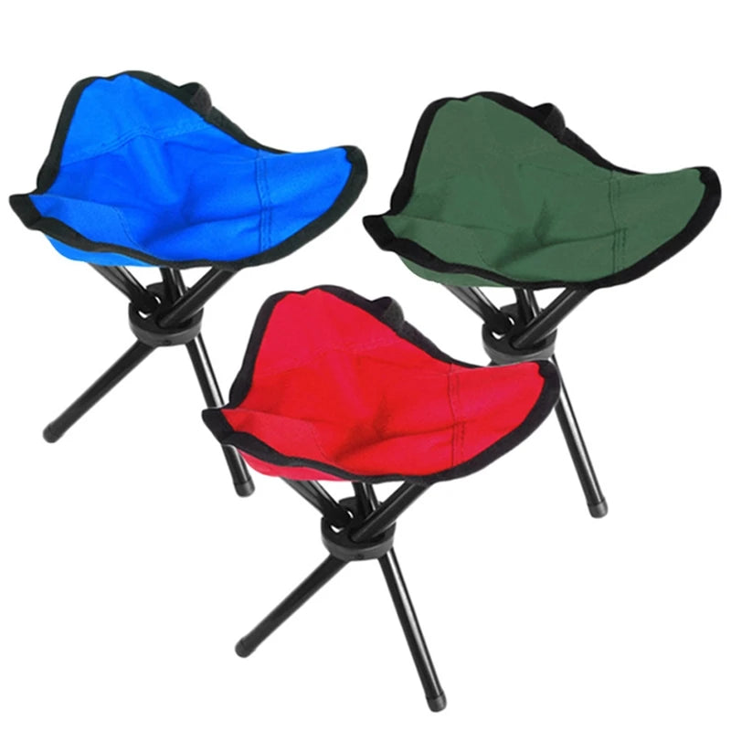 Outdoor Small Folding Triangular Stool Fishing Chairs Camping Multifunction Benches Foldable Stools Household Daily Park chairs