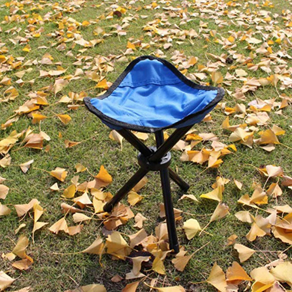 Outdoor Leisure Portable Folding Chair Three-Legged Stool Camping Travel Picnic Outdoor Activitie Fishing Accessorie Small Chair