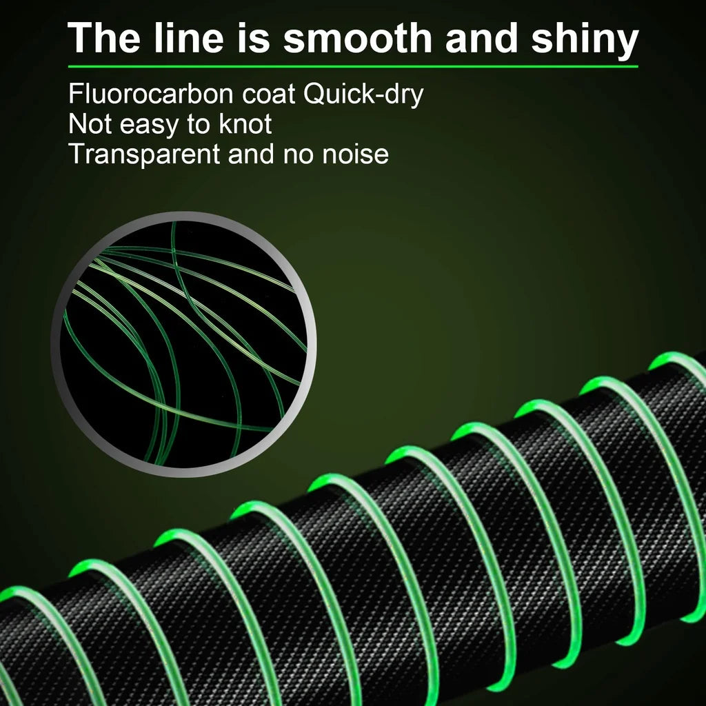 1000M Nylon Fishing Line Super Strong Monofilament Fishing Line  Speckle Fluorocarbon Coated Fishing Line For Carp Pesca olta