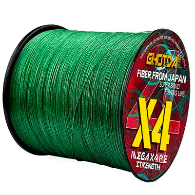 GHOTDA Braided Fishing Line 4 Strands 300M Spinning PE Multifilamento Japa Carp Fly Sea Saltwater Weave Extreme Strong X4 Pesca
