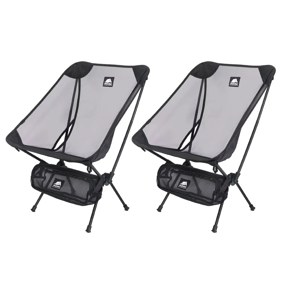 Moon Chair Breathable Outdoor Chair Camping Fishing Chair Mesh Material 7075 Aluminum Alloy Breathable Surface Anti Sinking