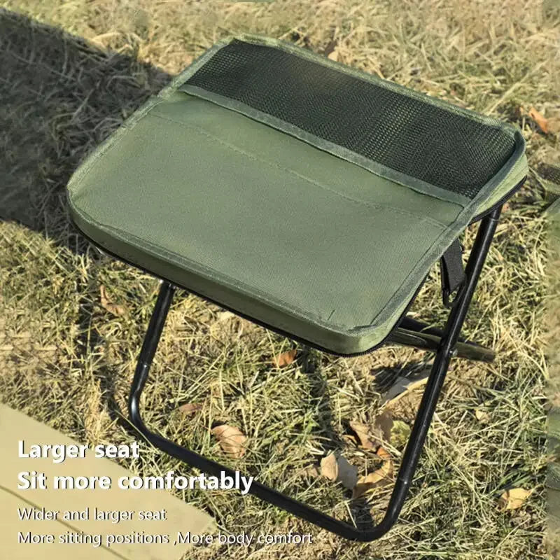 Backpack Fish Stool Portable Foldable Stool with Carry Bag Lightweight Mini Easy Travel Carry Outdoor Picnic Bench Chair