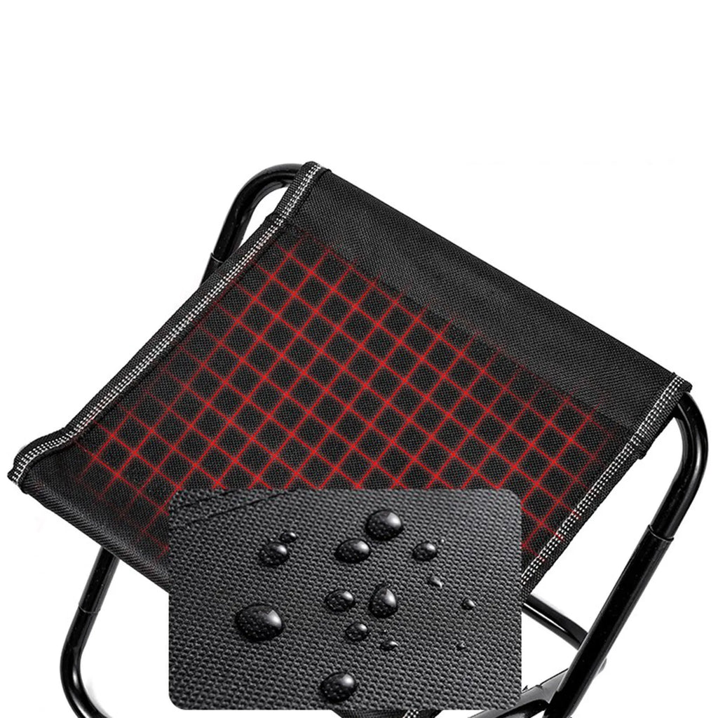 Outdoor Aluminium Alloy Portable Folding Picnic Camping Stool Mini Storage Fishing Chair Ultralight Furniture