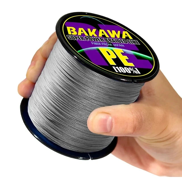 BAKAWA  4 Strands Braided Fishing Lines Multifilament Pesca 100M 300M 500M 1000M Carp Wire Japan Abrasion Resistant Pe Line
