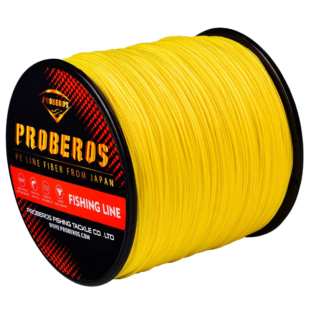 8-Strand PE Braided Dyneema Rock/Sea Fishing 0.1mm-1.0mm 6LB-300LB Tangle-Free Main Lure Line Multifilament Weaves Wired PE Line