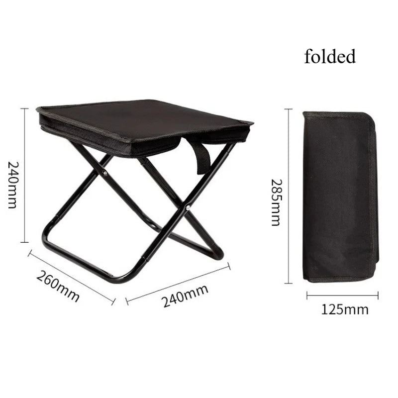 Portable Fishing Chair Outdoor Folding Stool Small Maza Camping Folding Chair Camping Small Stool
