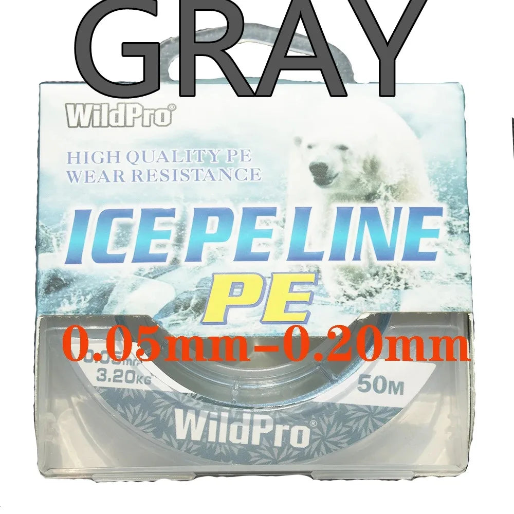 Winter Fishing Line  Super Strong  Low Temperature Resistance Transparent Monofilament NylonAnd PE Ice Fishing Line Japan